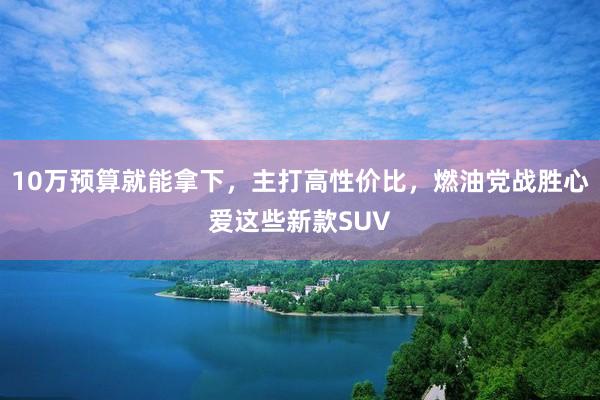 10万预算就能拿下，主打高性价比，燃油党战胜心爱这些新款SUV