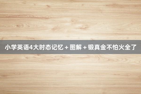 小学英语4大时态记忆＋图解＋锻真金不怕火全了
